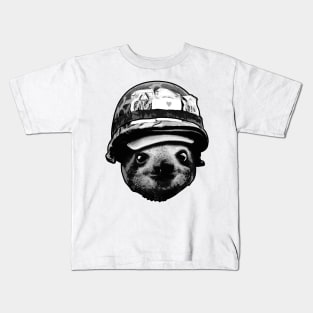 Sloth Soldier Kids T-Shirt